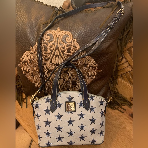 Dooney & Bourke Handbags - EUC Dooney & Bourke NFL Cowboys Ruby Mini Satchel Crossbody